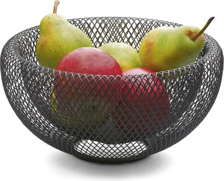 Image du produit Philippi Fruitschaal | Magnifique eyecatcher | Mesh Schaal XL | | Poedercoating staal (40 x 14 cm)
