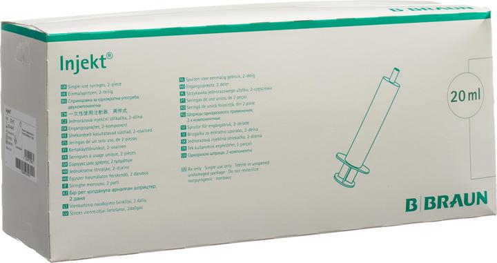 Immagine prodotto Braun Siringa medica per iniezione 20 ml Luer-Lock, 100 pezzi