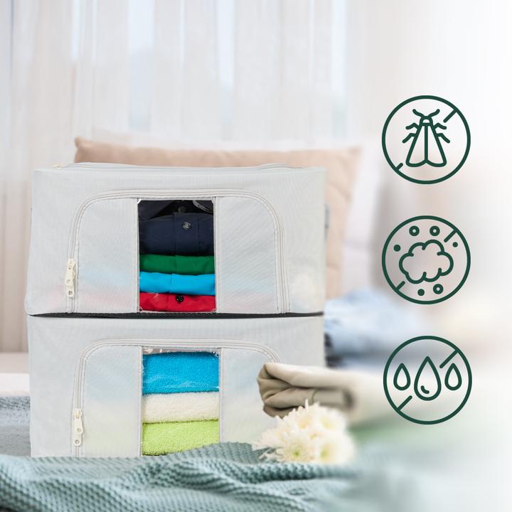 Actual product image Relaxdays 2x storage bag (40 x 30 x 20 cm, 24 l)