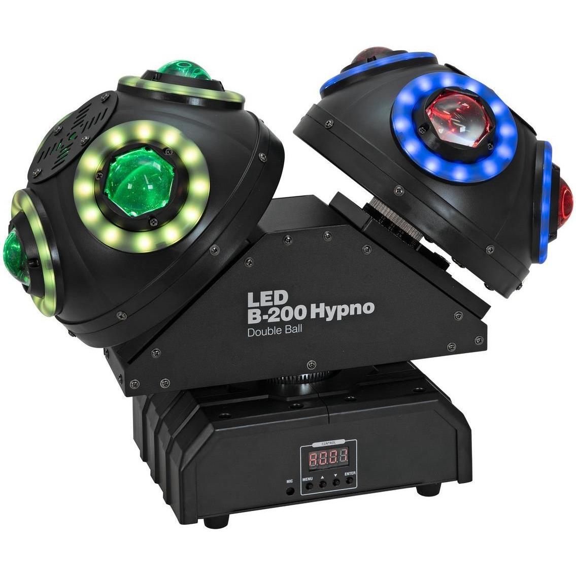 Eurolite LED B-200 Hypno Double Ball Strahleneffekt, Licht Set