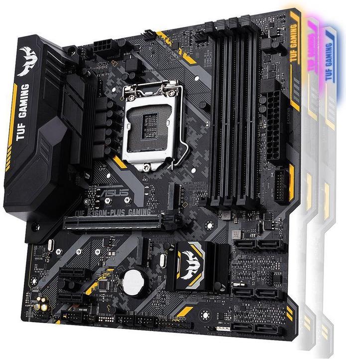 Actual product image ASUS TUF B360M-Plus Gaming (LGA 1151, Intel B360, mATX)