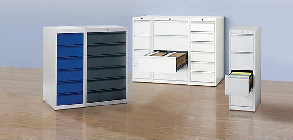 Image du produit Mauser Armoire pour dossiers suspendus, poignées (43,5 x 60 x 135 cm)