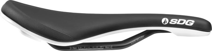 Productafbeelding Sdg Bel-Air 3.0 zadel, Lux-Alloy, 7x7mm, zwart/wit
