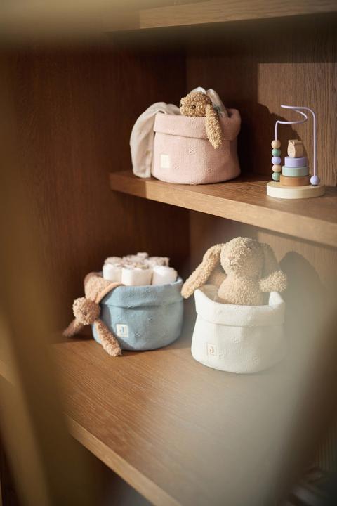 Actual product image Jollein Care basket Cosy Knit Ivory 14 x 18 cm