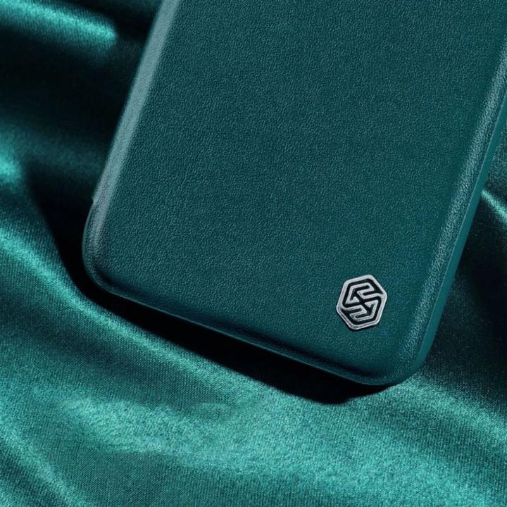 Produktbild Nillkin Qin Pro Leder Case - Apple iPhone 14 Plus - Grün (Apple iPhone 14 Plus)