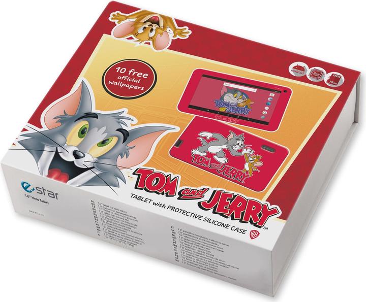 Produktbild Estar Tablet HERO Tom & Jerry 7 16 GB (7", 16 GB, Mehrfarbig, Grau, Rot, Braun)