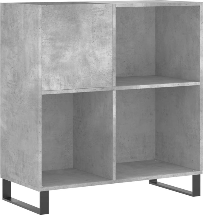 Actual product image VidaXL Plattenschrank Betongrau 84,5x38x89 cm Holzwerkstoff (84.5 x 38 x 89 cm)