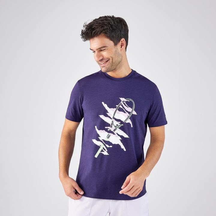 Actual product image Artengo Herren Tennis T-Shirt - TTS Soft violett (L)