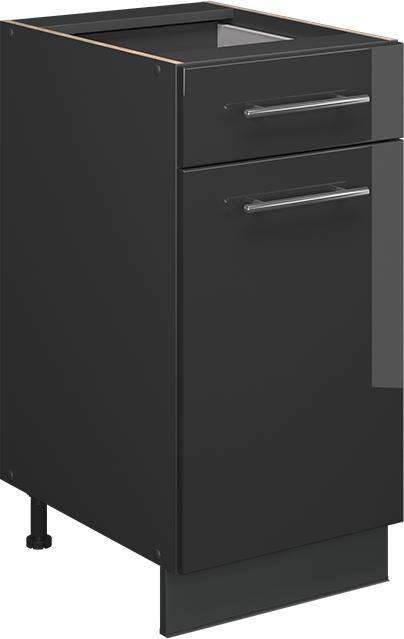 Anthracite high gloss, Charcoal, Marble-white