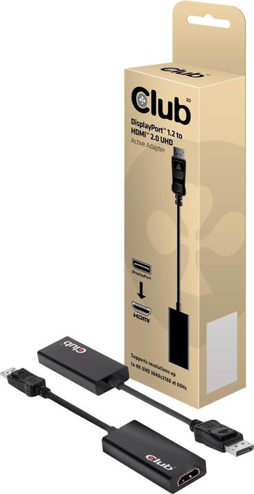 Image du produit Club 3D DisplayPort actif fermé (HDMI, 15 cm)