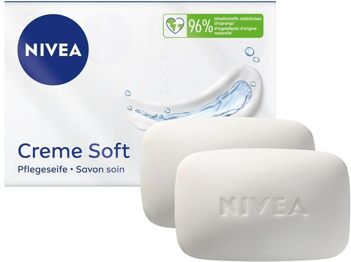 Actual product image NIVEA Creme Soft Stückseife DUO (Hard soap, 200 g)