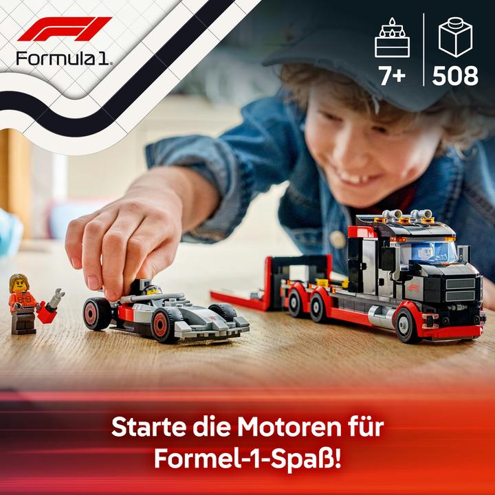 Immagine prodotto LEGO Camion F1 con auto da corsa Audi F1 (60493, LEGO City)