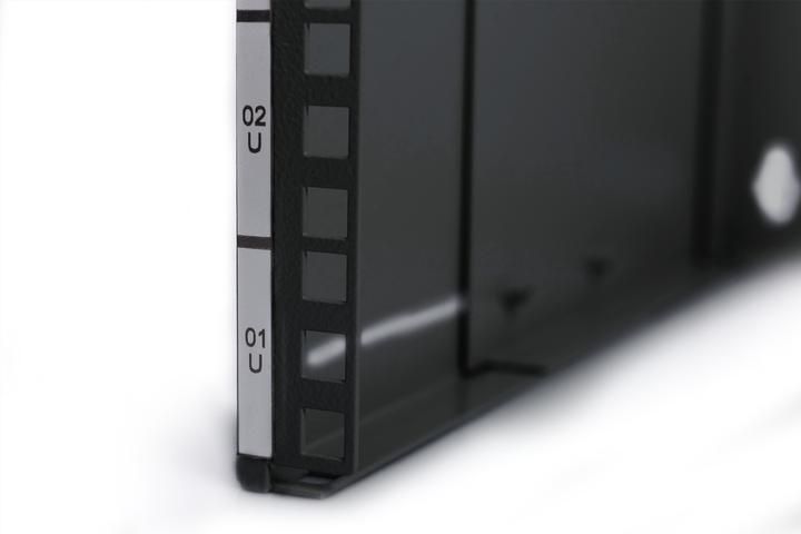 Image du produit Digitus Support de patch mural 4U 183x528x225 mm réglable en profondeur (4 HE, Rack 19 pouces)
