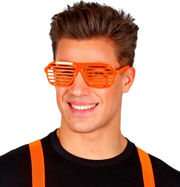 Actual product image Widmann 80s - Atzen glasses neon