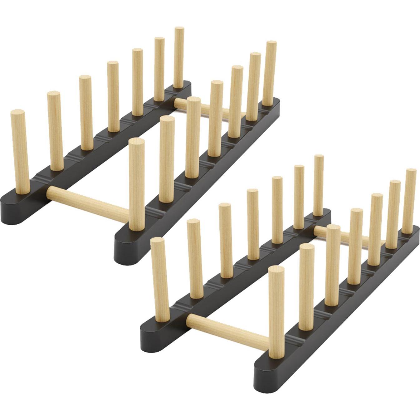 HTI-Living Teller Abtropfständer 2er Set, Abtropfgestell, Beige