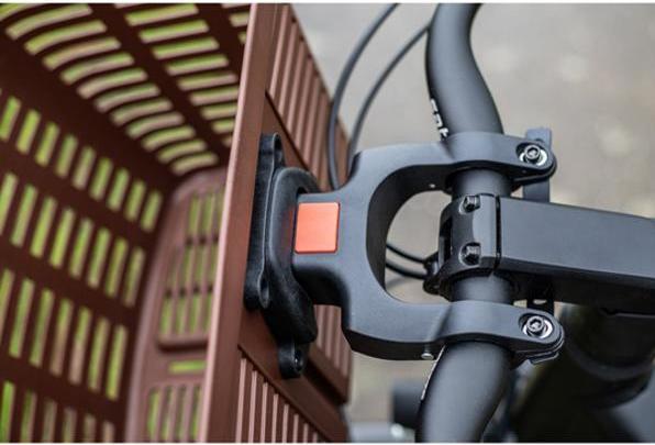 Produktbild Optimiz Hinterrad Fahrradkorb aus Kunststoff mit Clips