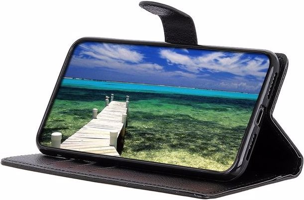 Produktbild MU Classic Litchi Leder Bookcover Series (Samsung Galaxy A13 5G, Samsung Galaxy A04S)