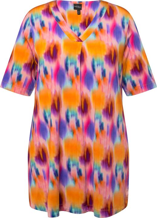 Produktbild Ulla Popken Slinkyshirt, A-Linie, V-Ausschnitt, Halbarm (46, 48)