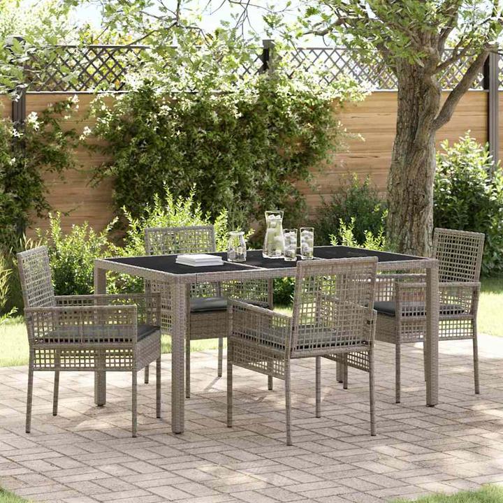 Produktbild vidaXL Garten-Esszimmer-Set (150 x 90 x 75 cm)