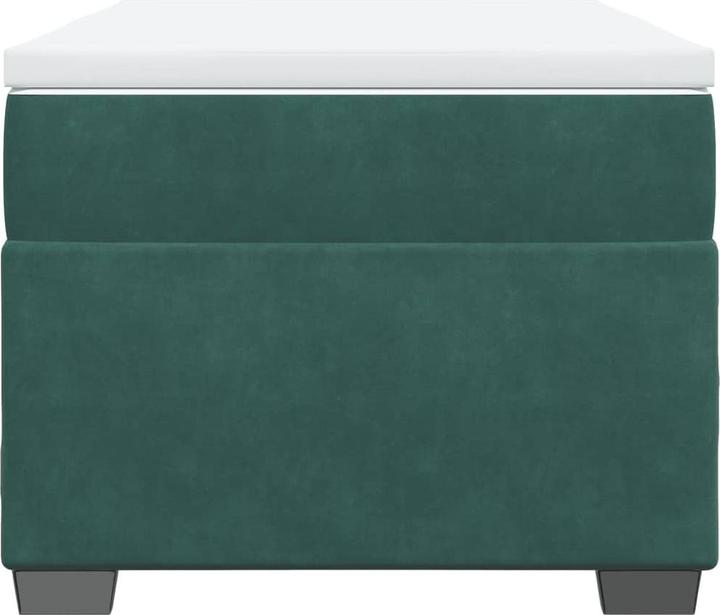 Actual product image vidaXL Bo x spring bed with mattress 120 x 190 cm velvet (120 x 190 cm)