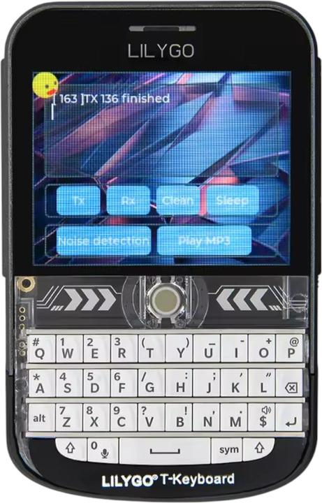 Image du produit Lilygo T-Deck Plus ESP32-S3 868MHz LoRa-Modul mit 2.8 Zoll Display Weiss für Meshtastic