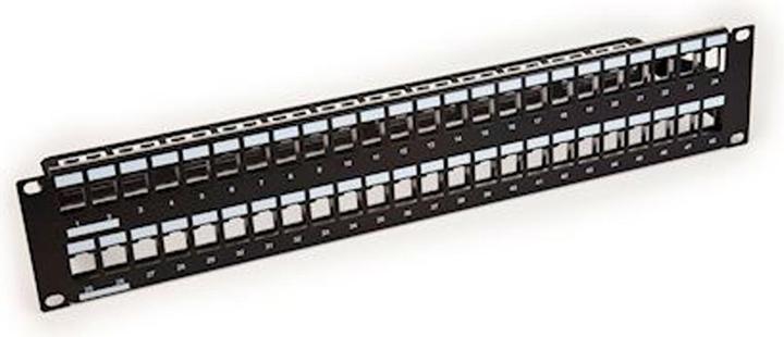 Produktbild Corning Patchpanel 24 Ports 1HE mit Cat6A PL Modulen 43018-801 26