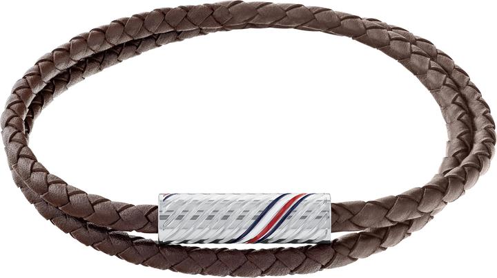 Produktbild Tommy Hilfiger StylovÃ½ dvojitÃ½ koÅ¾enÃ½ nÃ¡ramek 2790468