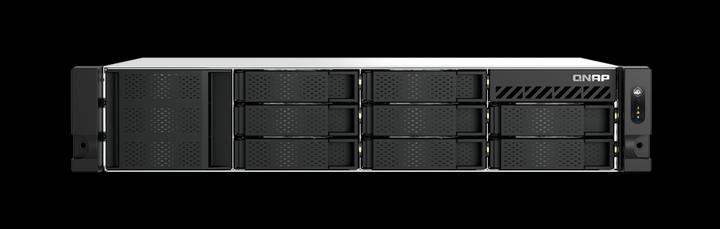 Produktbild QNAP TS-765eU-8G 1U 4-bay Intel Atom x7405C 8,89cm 3,5Zoll SATA + 3 x E1.S/PCIe M.2 2280 short depth