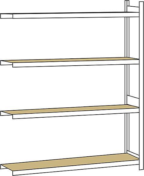 Produktbild Schulte Lagertechnik Anbauregal WS 2000 mit Spanplatten