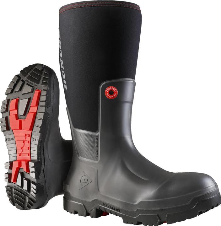 Produktbild Dunlop Pioneer Snugboot Onbeveiligd Zwart - Maat 44 OD6000110 (44)