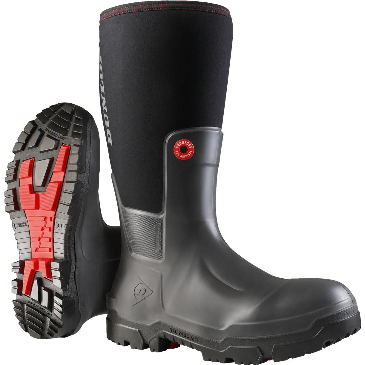 Dunlop Pioneer Snugboot Onbeveiligd Zwart - Maat 41 OD6000800 (O4, 41) (30075-51044-05)