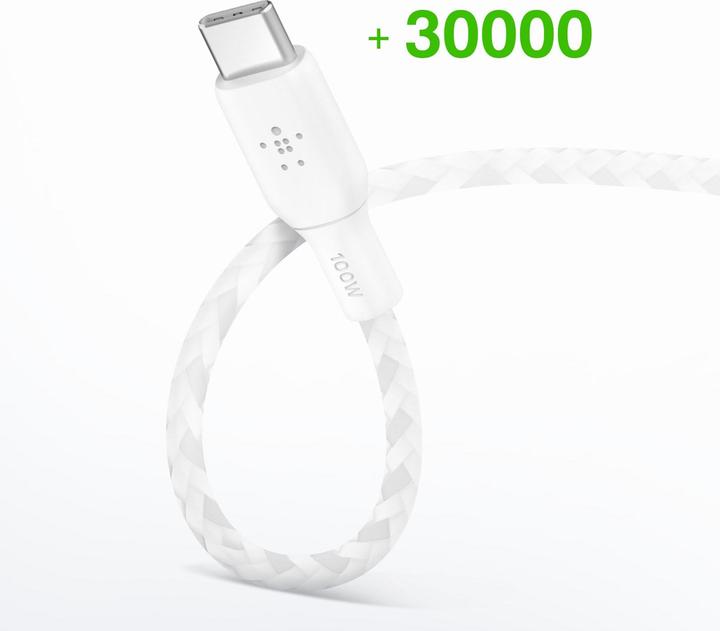 Produktbild Belkin USB C – USB C (3 m, USB 2.0, 100 W)