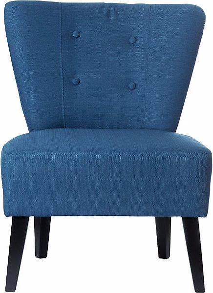 Immagine prodotto Paperflow Poltrona BRIGHTON, piedini in legno massello, blu.