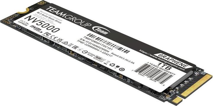 Produktbild Team Group NV5000 1 TB (PCIe 4.0 x4 NVMe | M.2 2280 | Graphen-Kühlkörper) (1000 GB, M.2, M.2 2280)