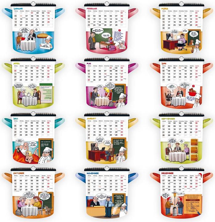 Produktbild Trtsch Formkalender Der lustige Kchenkalender 2026