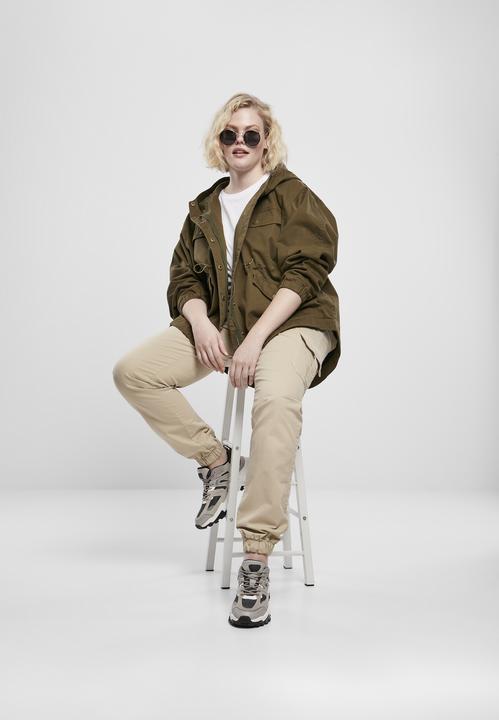 Actual product image Urban Classics Ladies High Waist Cargo Jogging Pants (5XL)