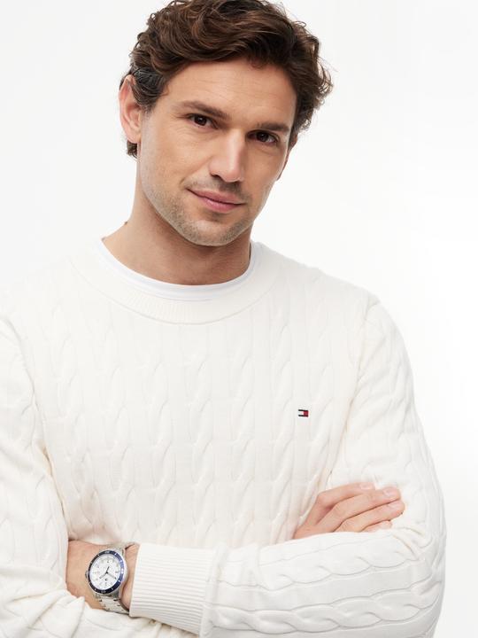 Image du produit Tommy Hilfiger Classic Cotton Cable Crew Neck (M)