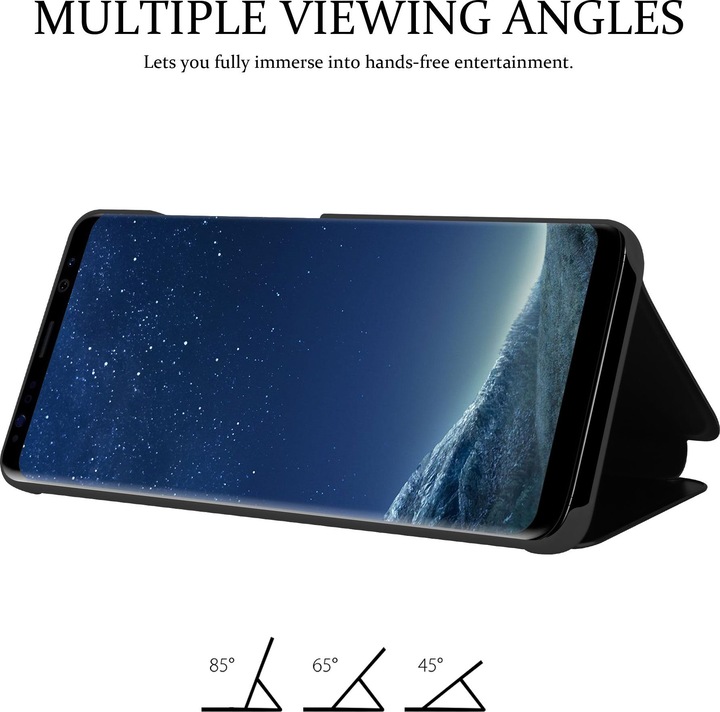 Immagine prodotto Cadorabo Copertina per specchietto retrovisore Smart View a libro (Samsung Galaxy S8)