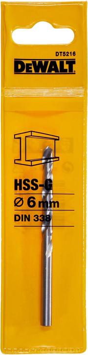 Actual product image DeWalt Metal drill (6 millimetres)