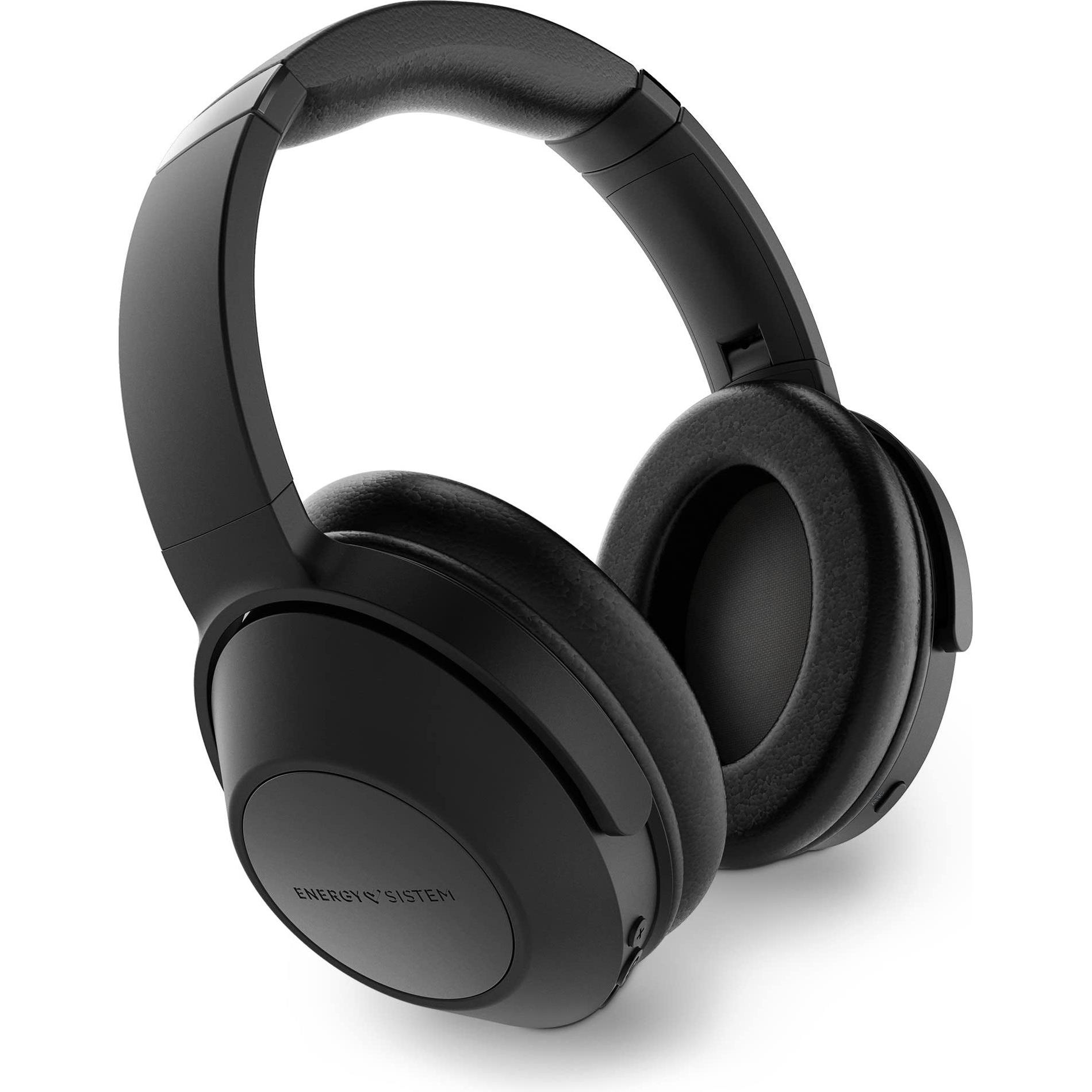 Energy Sistem BT Travel 6 (ANC, 16 h, Kabellos, Kabelgebunden), Kopfhörer, Schwarz