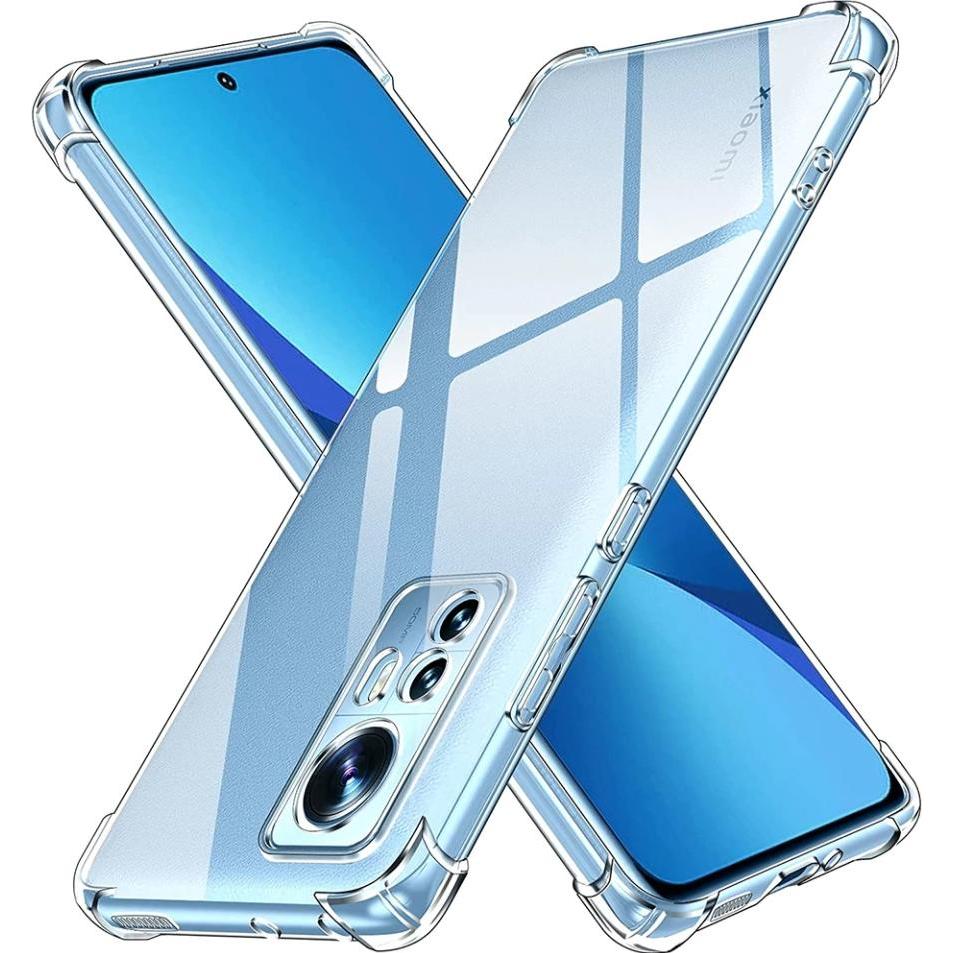 Screenguard Xiaomi 12 Pro Hülle Crystal Soft Airbag Bumper (Xiaomi 12 Pro), Smartphone Hülle, Transparent