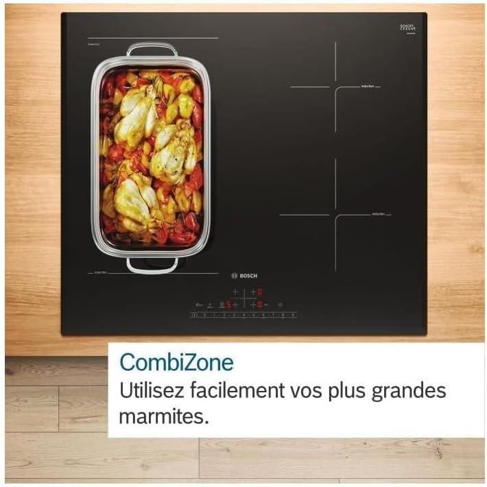Produktbild Bosch Hausgeräte Serie 4 PVS611BB6E hob Black Built-in Zone induction hob 4 zone(s) (59.20 cm, Induktionskochfeld)