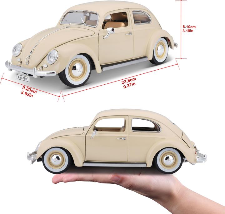 Produktbild Bburago 18-12029 1:18 VOLKSWAGEN KAFERT-BEETLE BLUE (4)