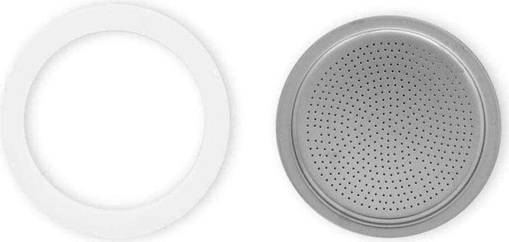 Actual product image Bialetti Sealing rings and filter plate for Mokina (1/2 cup)