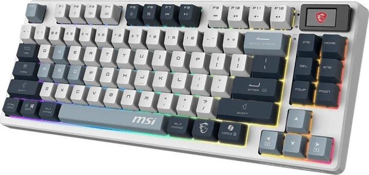 Produktbild MSI PER KEY FORGE GK600 TKL W SKY US (S11-43USP01-HH9) (US, Kabelgebunden)