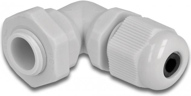 Actual product image Delock Cable gland 90° angled PG7 gray