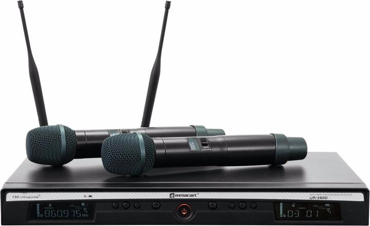Actual product image Relacart UR-260D 2 Channel UHF System
