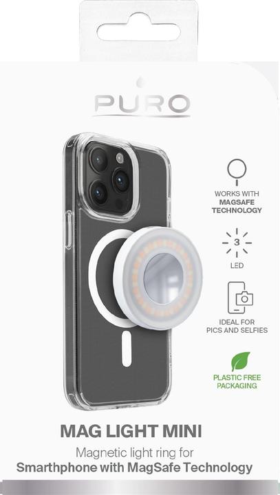 Produktbild Puro MagSafe MagLight Mini Leuchtring für Fotos und Videos