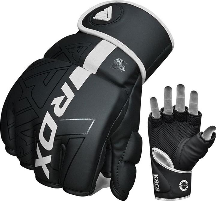 Actual product image Rdx Grappling Gloves F6 Matte White-XL (XL)