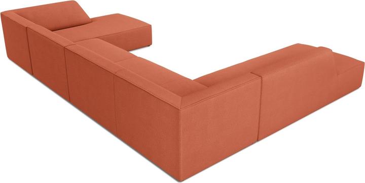 Actual product image Micadoni Panoramic Left Corner Sofa, "Ruby", 7 Seats, 366x273x69 Made in Europe (Sofa landscape)